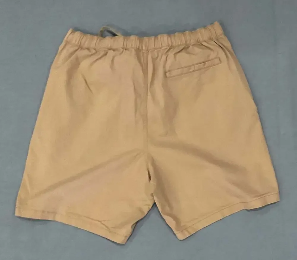 Old Navy Built-In Flex 7 Inch Inseam Khaki Drawstring Shorts Men's Size L